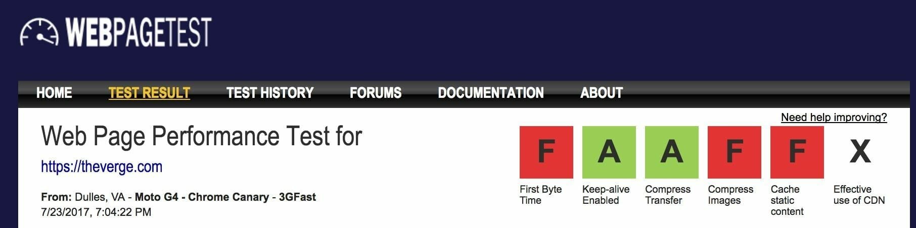 WebPage test supports auditing for image compression via the compress images section