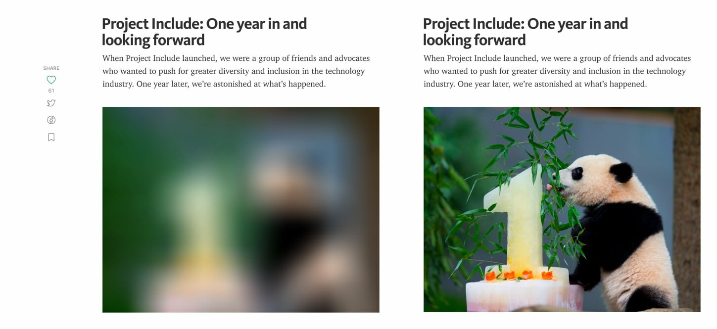 inline previews for images on medium.com